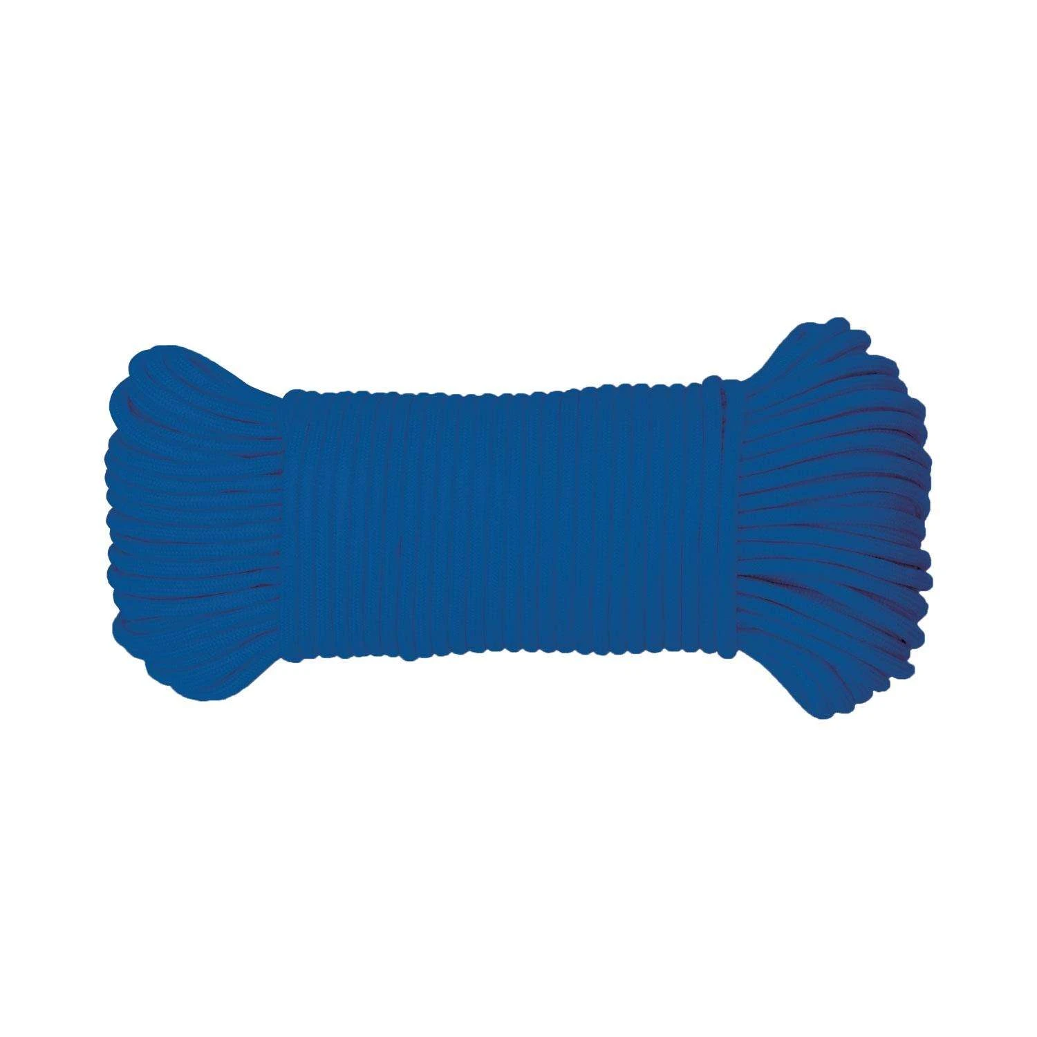 Koch 5/32 In. D X 100 Ft. L Blue Diamond Braided Paracord Rope