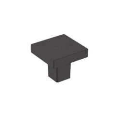 Amerock Monument Modern Square Cabinet Knob 1 In. Matte 6 Pk