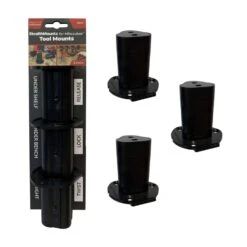 StealthMounts Black ABS Tool Holder 3 Pk