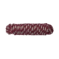 Koch 1/2 In. D X 100 Ft. L Red/White Diamond Braided Polyblend Rope