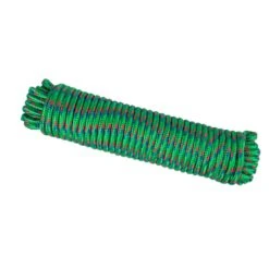D-Unique Tools 3/8 In. D X 100 Ft. L Green Diamond Braided Polypropylene Rope