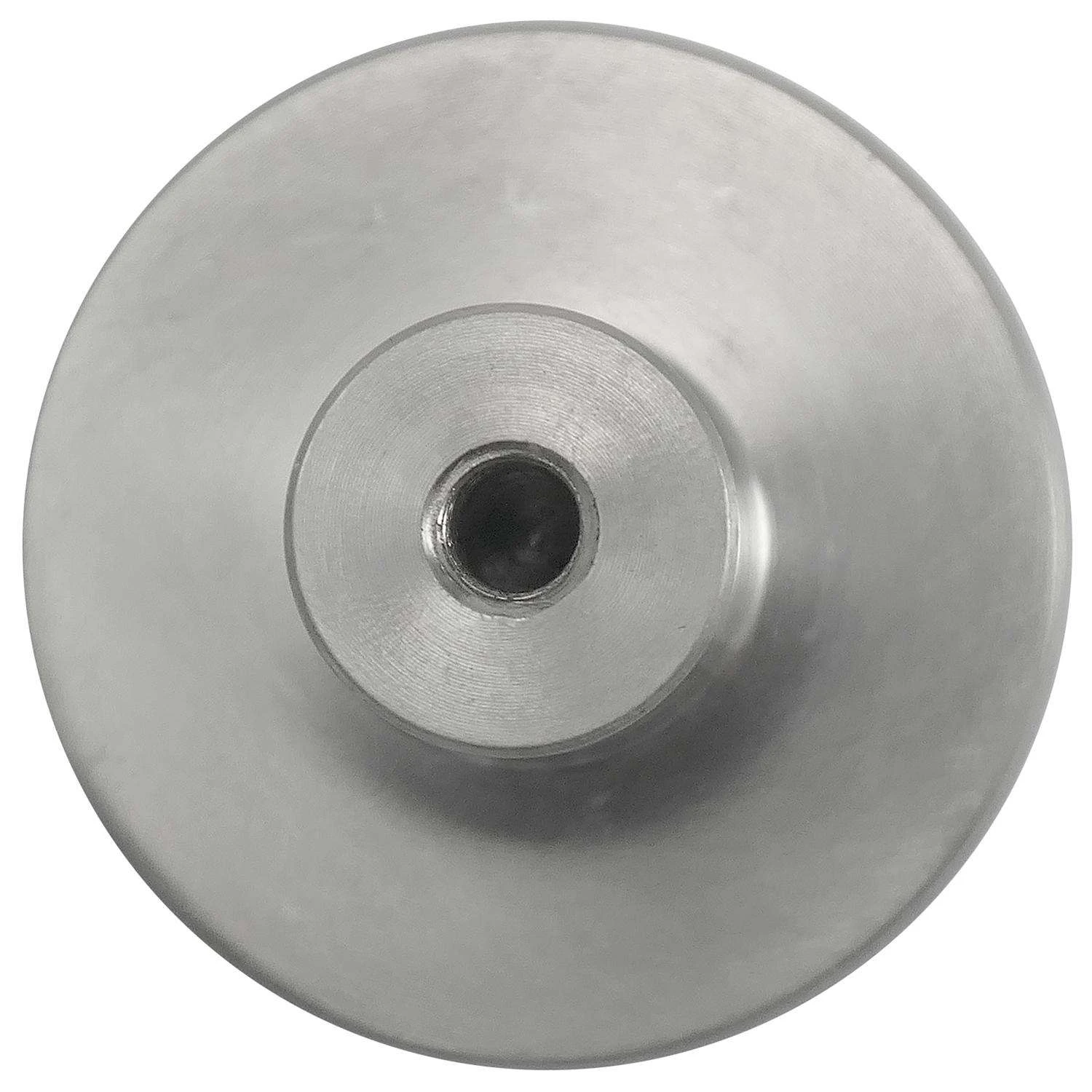MNG Brickell Flat Cabinet Knob 1-1/4 In. D 1 In. Stainless Steel 1 Pk - Image 4