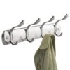IDesign 13 In. L Chrome Silver Steel Hook Rack 1 Pk