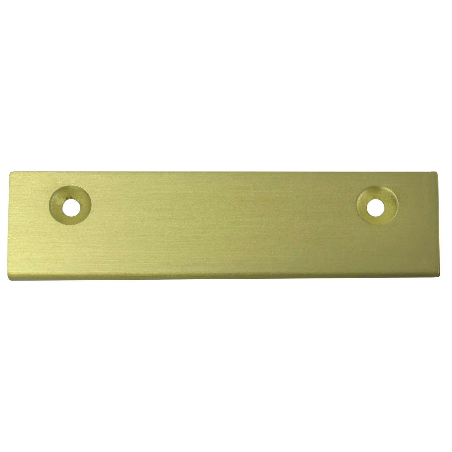 Laurey Contemporary Rectangle Edge Pull 9 In. Satin Brass Gold 1 Pk - Image 4