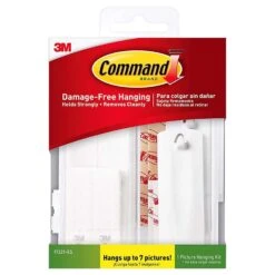 3M Command White Assorted Picture Hanging Set 4 Lb 16 Pk