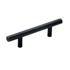 Amerock Bar Cabinet Pull 3 In. Oil Rubbed Bronze 2 Pk