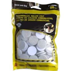 Shepherd Hardware Felt Self Adhesive Protective Pad Beige Round 1 Pk