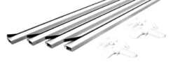 Prime-Line White Aluminum 5/16 In. W X 36 In. L Screen Frame Kit 1 Pk