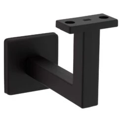 National Hardware Reed Black Steel Handrail Bracket 3-5/16 In. L 150 Lb