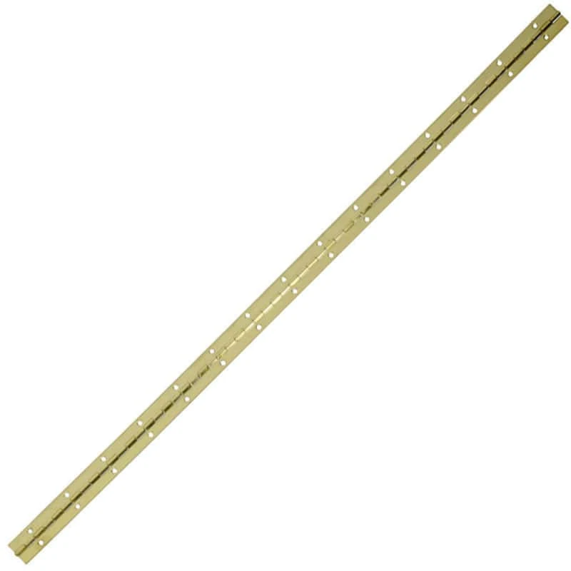Ace 1 In. W X 30 In. L Bright Brass Brass Continuous Hinge 1 Pk