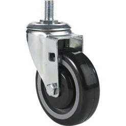 The Fairbanks Company 3-1/2 In. D Swivel Polyurethane Caster 225 Lb 1 Pk