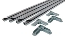 Prime-Line Mill Aluminum 7/16 In. W X 3/4 In. L Screen Frame Kit 1 Pk