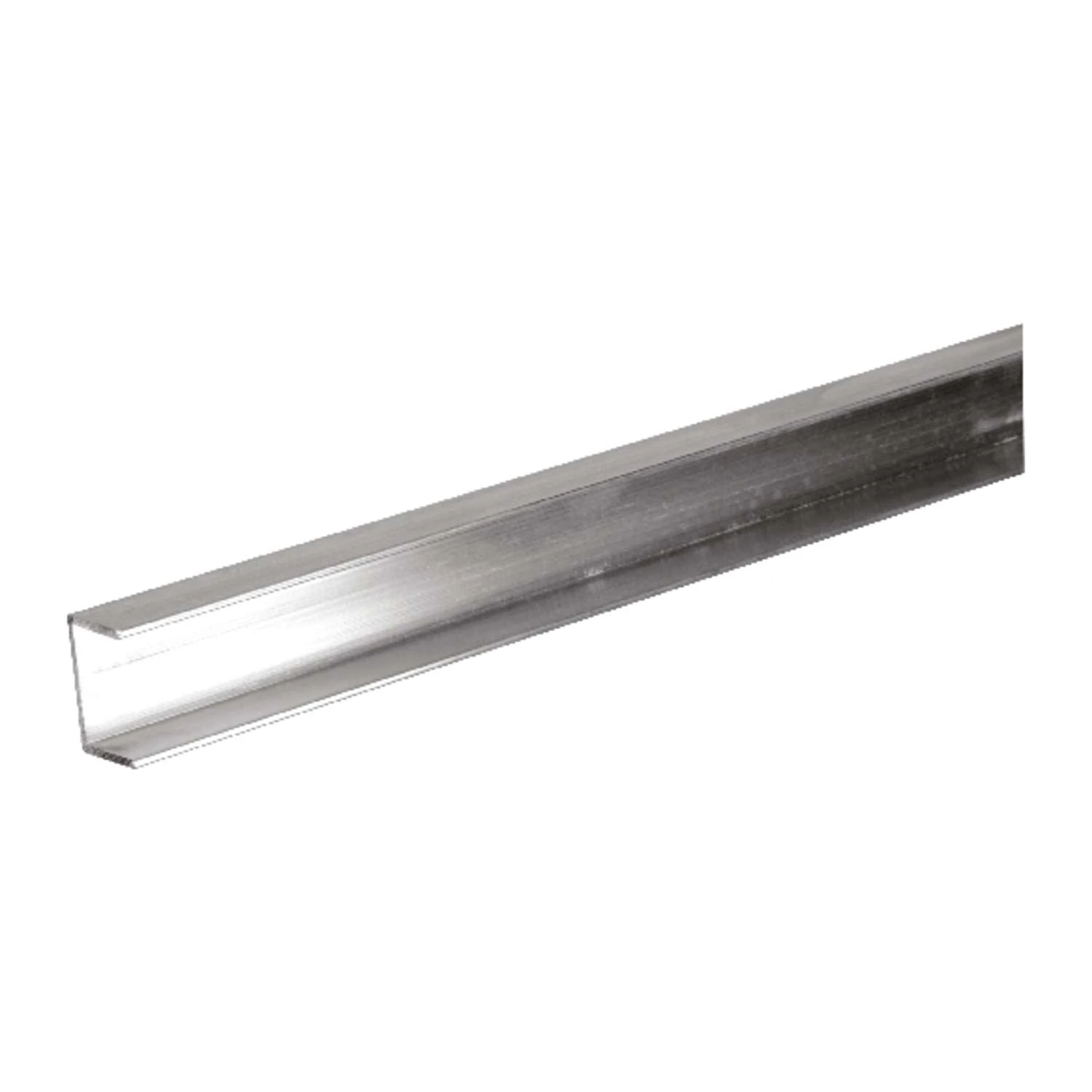 SteelWorks 0.38 In. W X 48 In. L Mill Aluminum U Channel