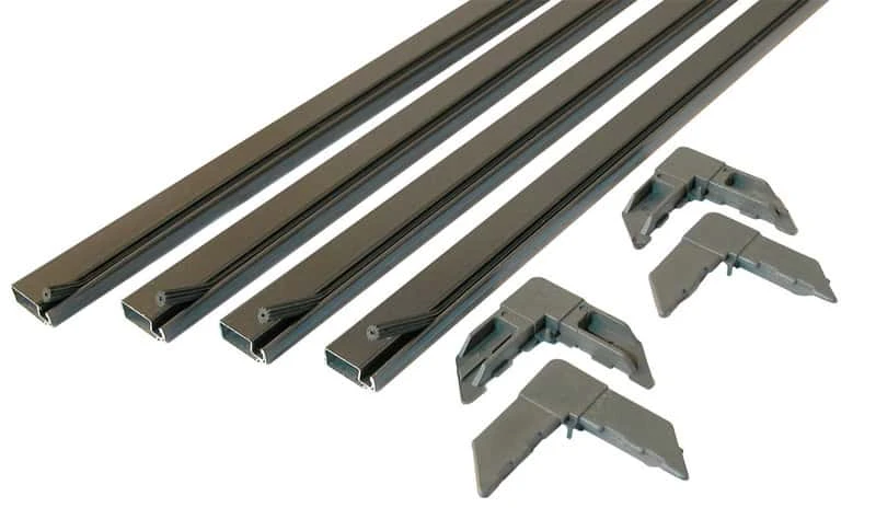 Prime-Line Bronze Aluminum 5/16 In. W X 3/4 In. L Screen Frame Kit 1 Pk