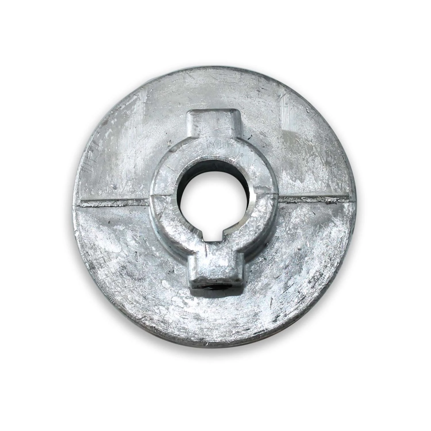 Chicago Die Cast 4 In. D Zinc Single V Grooved Pulley - Image 2