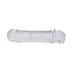 Koch 3/16 In. D X 100 Ft. L White Diamond Braided Nylon Rope