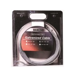 Baron Galvanized Galvanized Steel 3/16 In. D X 50 Ft. L Aircraft Cable