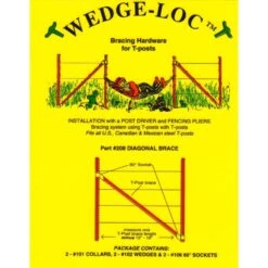 Wedge-Loc 2 In. H X 7.5 In. W Aluminum Diagonal Brace
