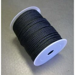 Campbell 1/4 In. D X 500 Ft. L Black Twisted Polypropylene Safety Rope