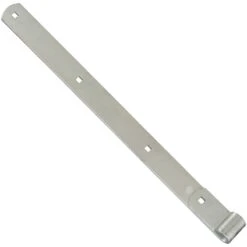 National Hardware 2 In. W X 24 In. L Zinc Plated Silver Steel Hinge Strap 1 Pk