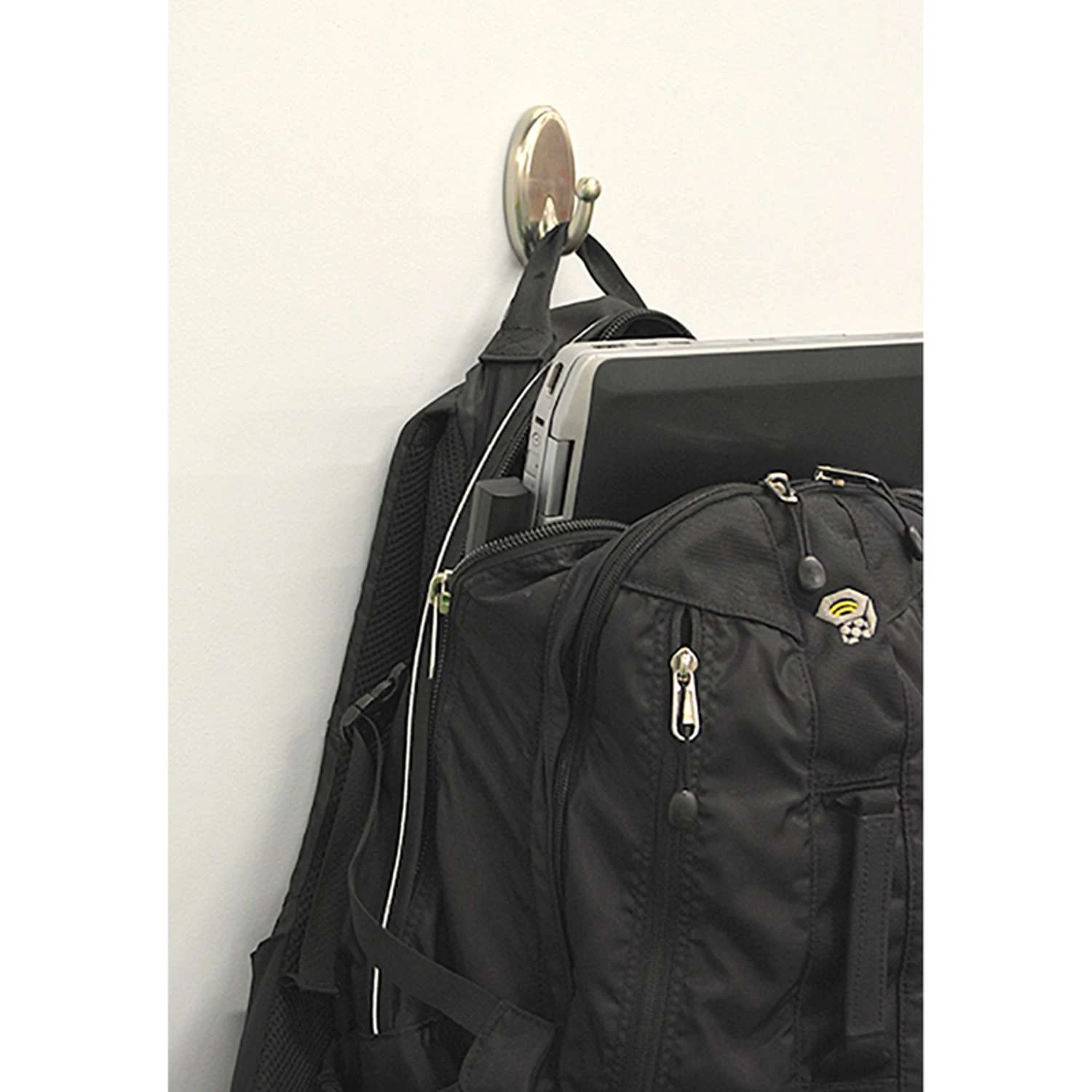 Hillman High & Mighty 3.5 In. L Satin Nickel Steel Oval Hook 25 Lb. Cap. 1 Pk - Image 5