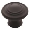 Amerock Inspiration Casual Round Cabinet Knob 1-5/16 In. D 1 In. Matte 10 Pk