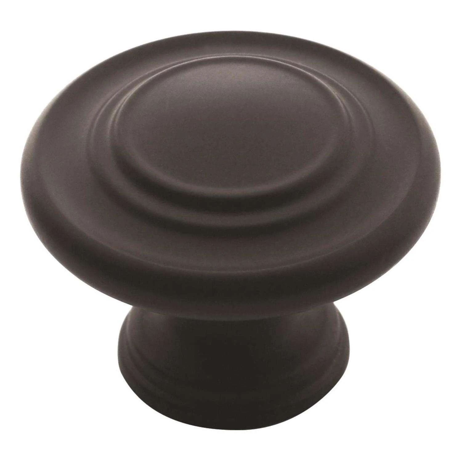 Amerock Inspiration Casual Round Cabinet Knob 1-5/16 In. D 1 In. Matte 10 Pk