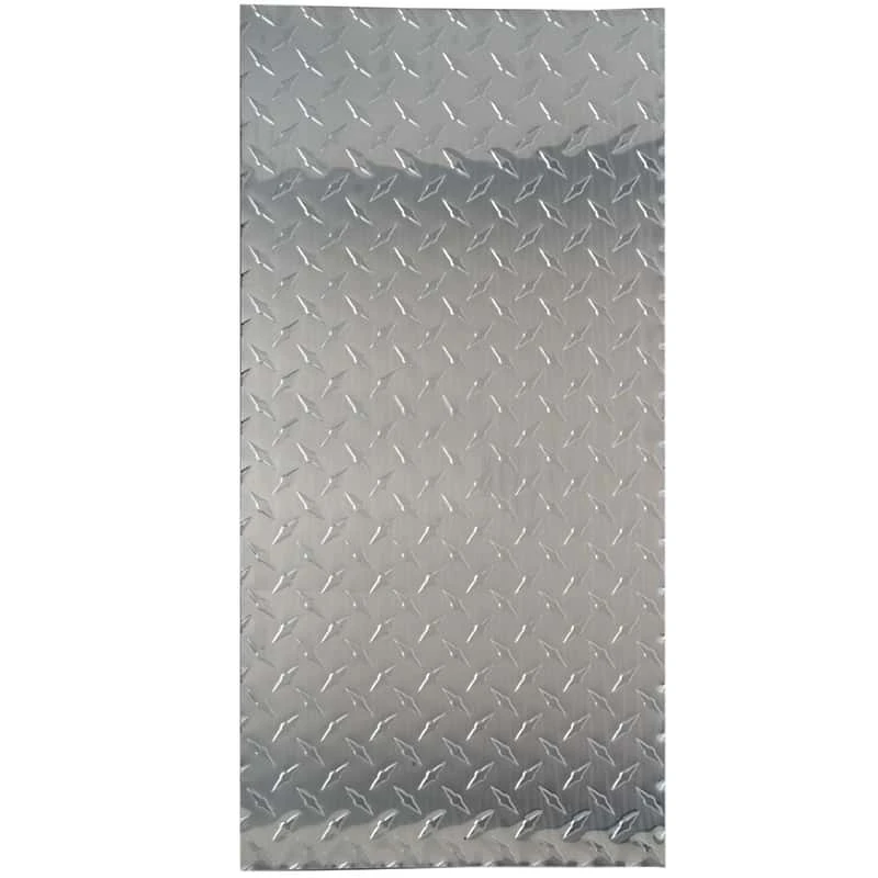 M-D 0.02 In. X 1 Ft. W X 2 Ft. L Aluminum Diamond Sheet Metal