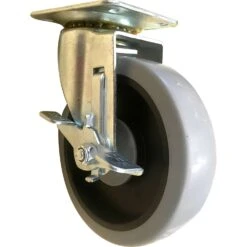 Shepherd Hardware 5 In. D Swivel Thermoplastic Rubber Caster 350 Lb 1 Pk
