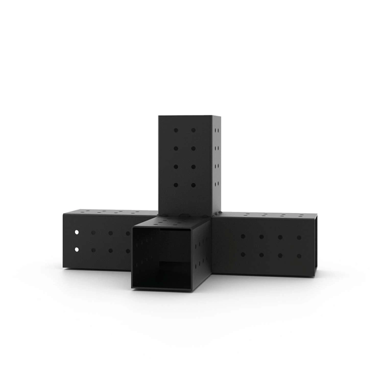 Toja Grid Quad & Solo Black Steel Mounting Bracket 14 Ga. 10.75 In. L