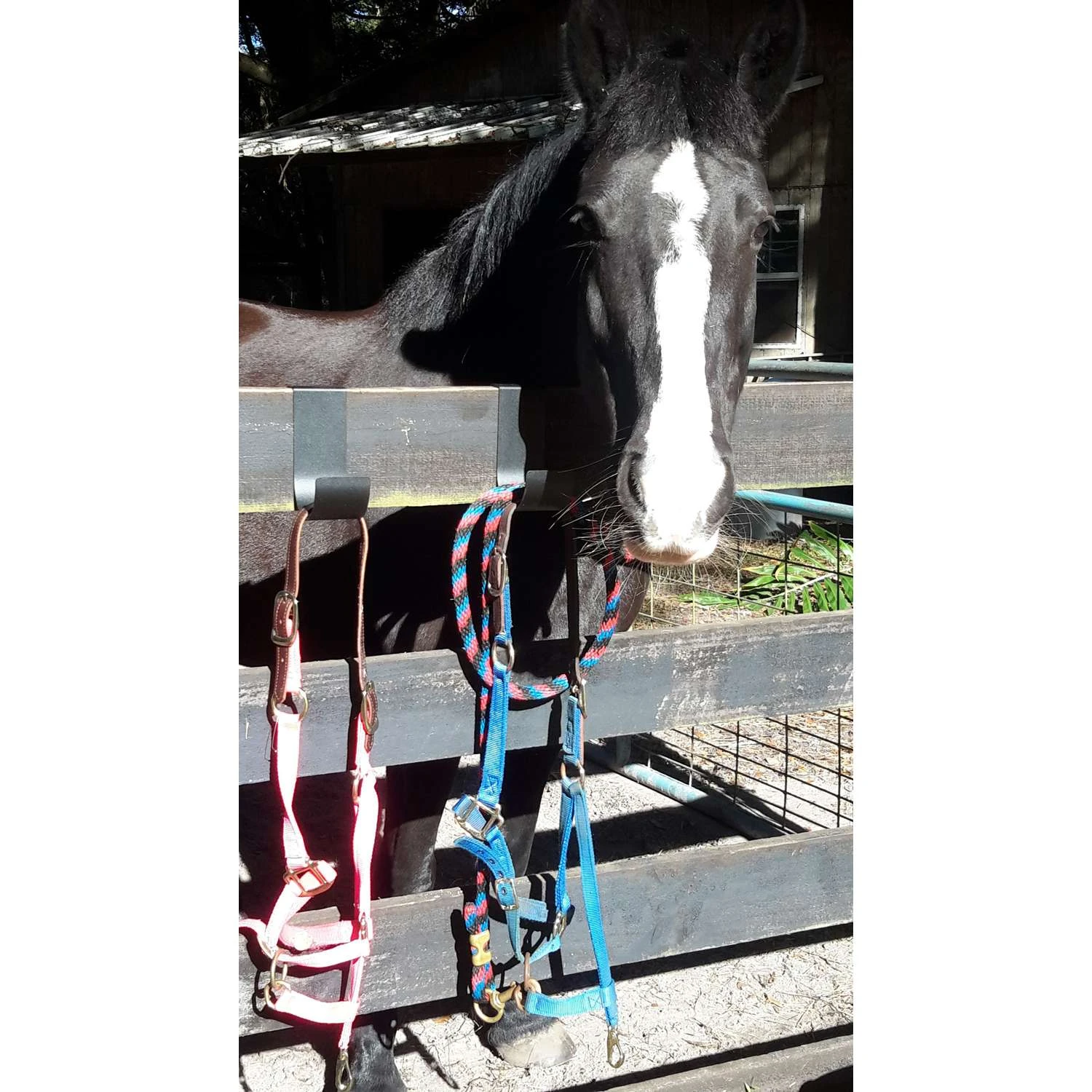 MIDE Products 6 In. L Powder Coated Black Aluminum Short Slip-On Hook 25 Lb. Cap. 2 Pk - Image 5