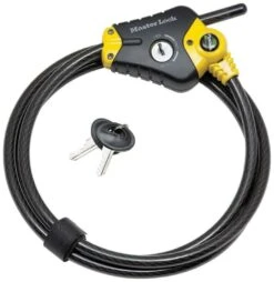 Master Lock Python 3/8 In. D X 72 In. L Vinyl Coated Steel Locking Cable