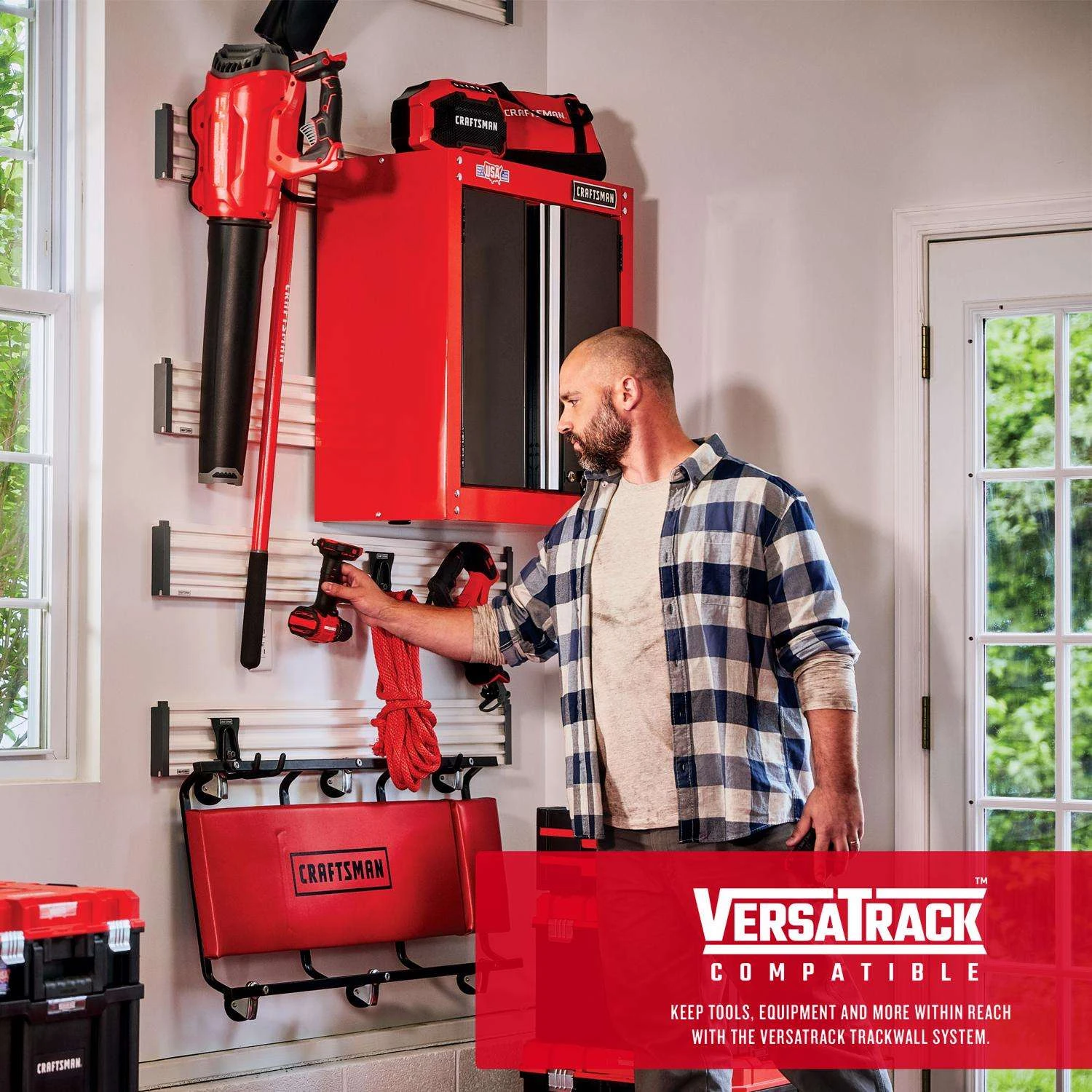 Craftsman VersaTrack 13 In. L Black Steel Outdoor Power Equipment Hook 50 Lb. Cap. 1 Pk - Image 4