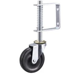 Shepherd Hardware 4 In. D Swivel Hard Rubber Gate Caster 125 Lb 1 Pk