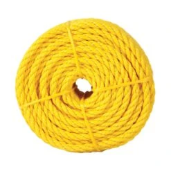 Koch 3/8 In. D X 50 Ft. L Yellow Twisted Polypropylene Rope