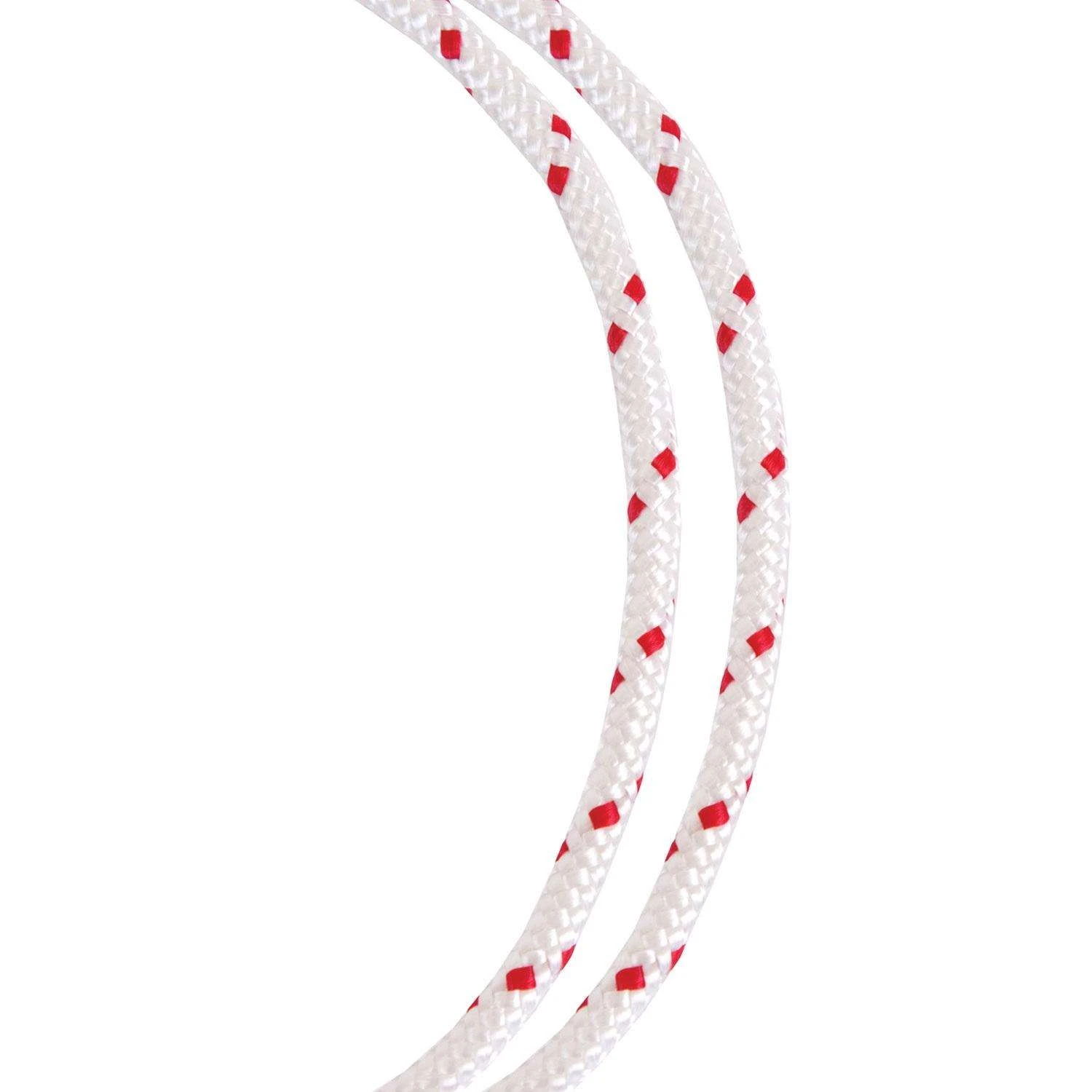 Koch 1/4 In. D X 50 Ft. L Red/White Diamond Braided Polyester Rope - Image 2