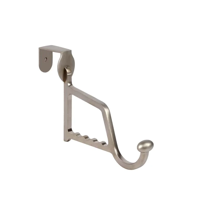 Spectrum 1.3 In. L Satin Nickel Silver Zinc Hanger Holder 1 Pk