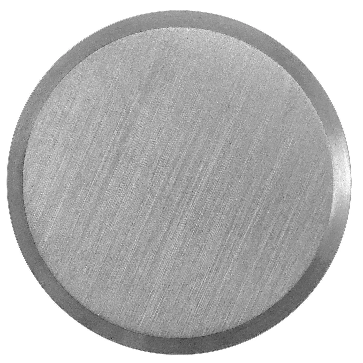 MNG Brickell Flat Cabinet Knob 1-1/4 In. D 1 In. Stainless Steel 1 Pk - Image 3