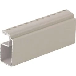 Prime-Line Tan Aluminum 7/16 In. W X 94 In. L Screen Frame 1 Pk