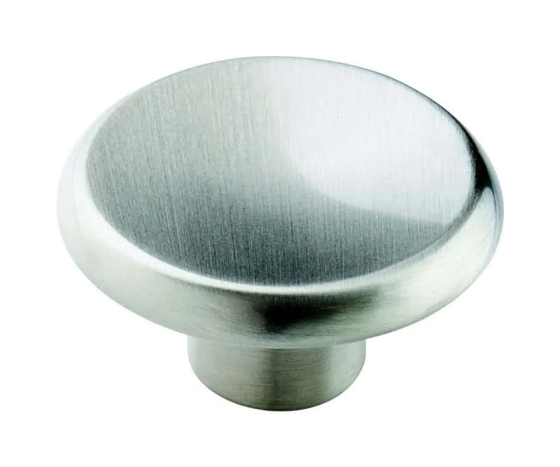 Amerock Allison Round Cabinet Knob 1-1/2 In. D 3/4 In. Satin Nickel 10 Pk