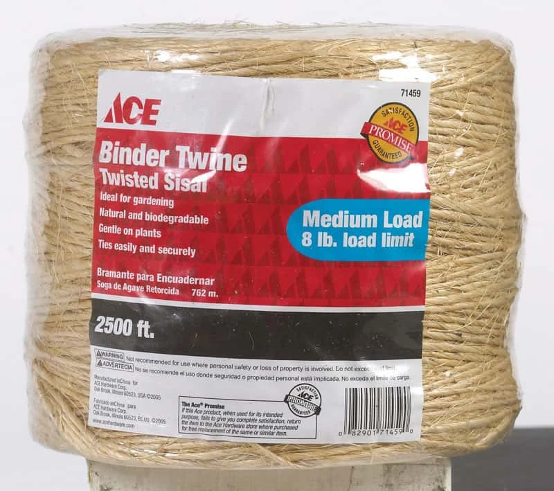 Ace 2500 Ft. L Brown Twisted Sisal Twine