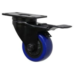 Shepherd Hardware Blue Diamond 3 In. D Swivel Thermoplastic Caster 225 Lb 1 Pk