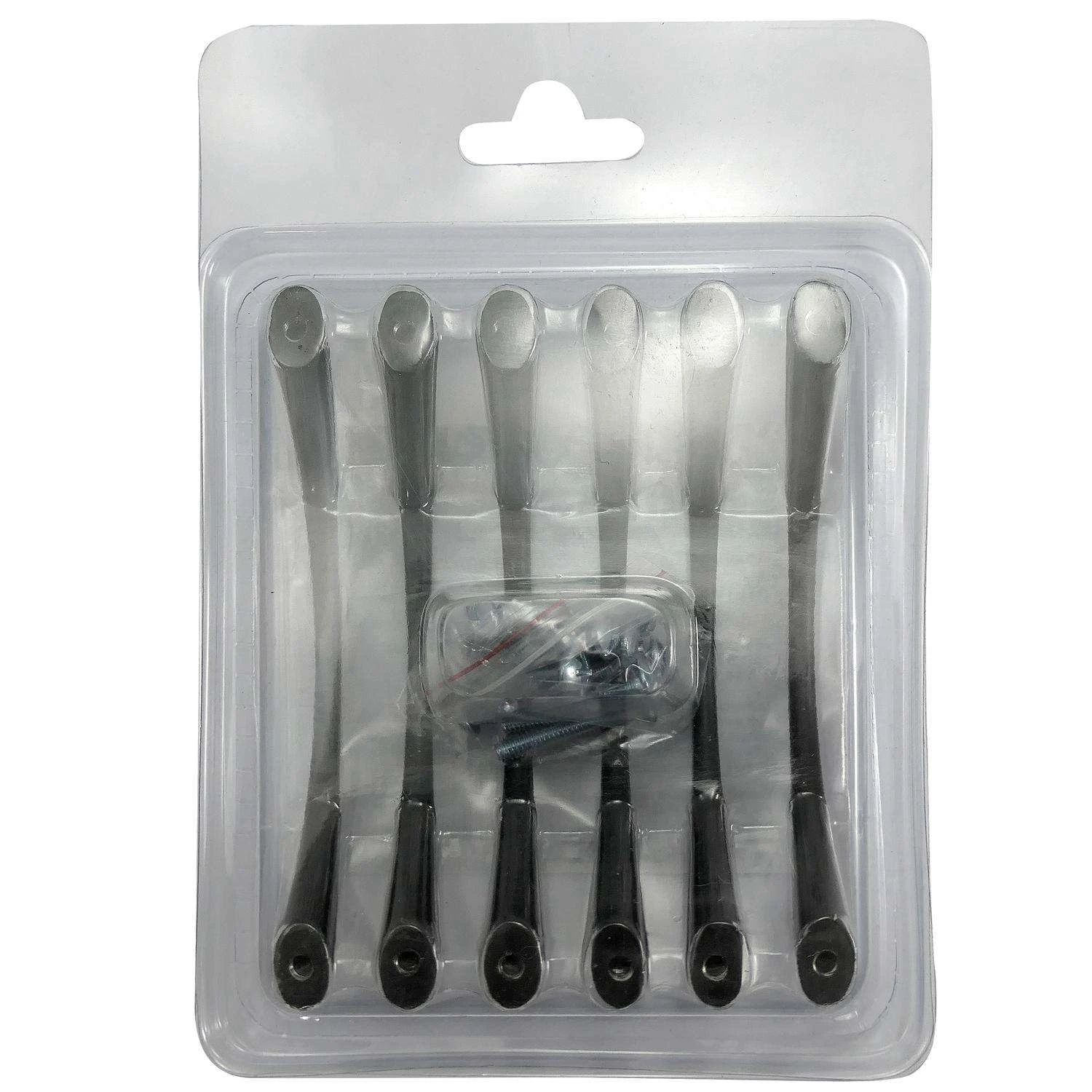 Laurey Danica Tapered Bow Cabinet Pull 3-3/4 In. Oil Rubbed Bronze Black 6 Pk - Image 2