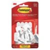 3M Command Small Plastic Wire Hooks 1.625 In. L 1 Pk