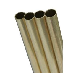 K&S 5/8 In. D X 36 In. L Round Brass Tube 3 Pk