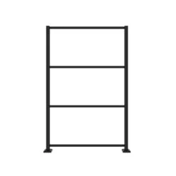 Barrette Outdoor Living Matte Black Aluminum 5 In. W X 78.5 In. L Screen Frame Kit 1 Pk