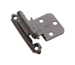 Amerock 2 In. W X 2-3/4 In. L Oil Rubbed Bronze Steel Self-Closing Hinge 10 Pk
