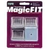 Magic Fit Magic Sliders Gray Push-On Polymer Sliding Discs 4 Pk