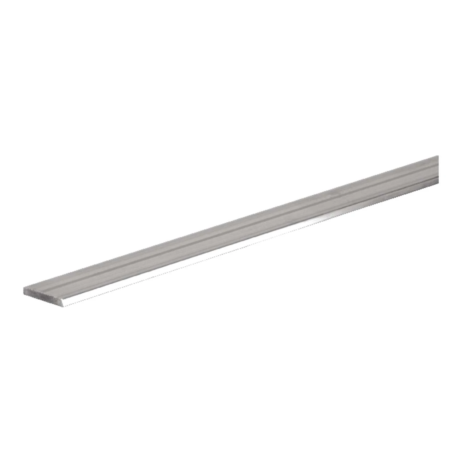 SteelWorks 0.125 In. X 1.25 In. W X 3 Ft. L Aluminum Flat Bar 1 Pk