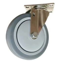 The Fairbanks Company 5 In. D Swivel Thermoplastic Rubber Caster 300 Lb 1 Pk